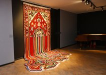 Heydər Əliyev Fondunun vitse-prezidenti Leyla Əliyeva və Bakı Media Mərkəzinin rəhbəri Arzu Əliyeva Beynəlxalq Xalça Festivalını ziyarət ediblər (FOTO)
