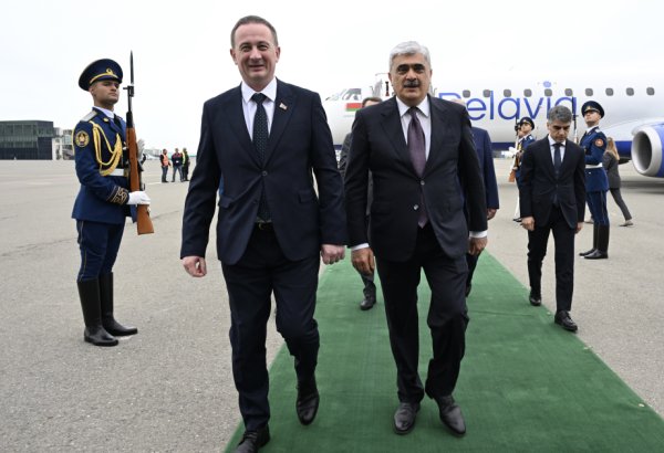 Belarusun Baş naziri Aleksandr Turçin Azərbaycana rəsmi səfərə gəlib (FOTO)