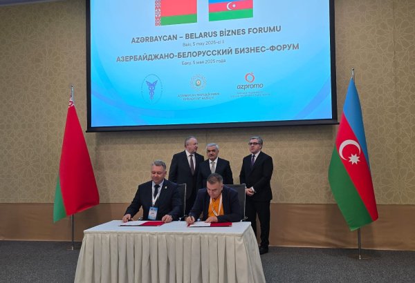 Azərbaycan və Belarus iş adamları arasında bir sıra sazişlər bağlandı (FOTO)