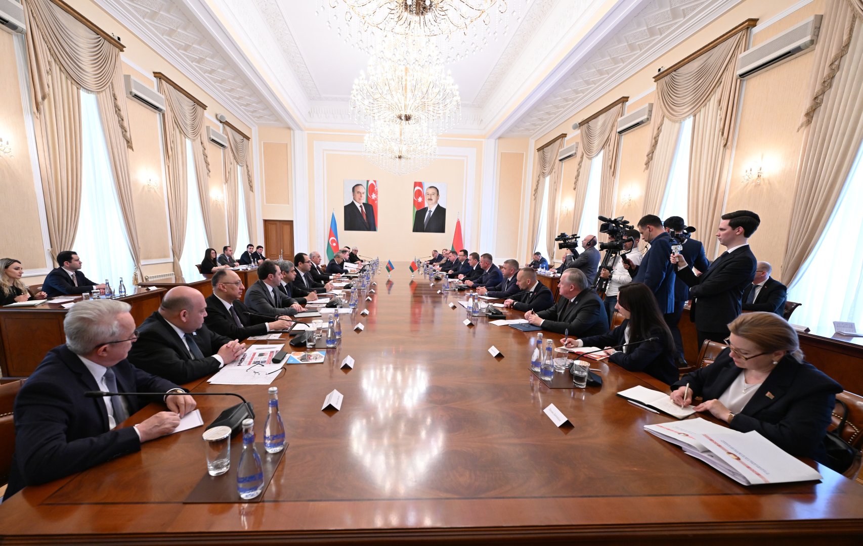 Azərbaycan və Belarus arasında sosial müdafiə, baytarlıq və sənaye kooperasiyası sahələrində sənədlər imzalanıb (FOTO)