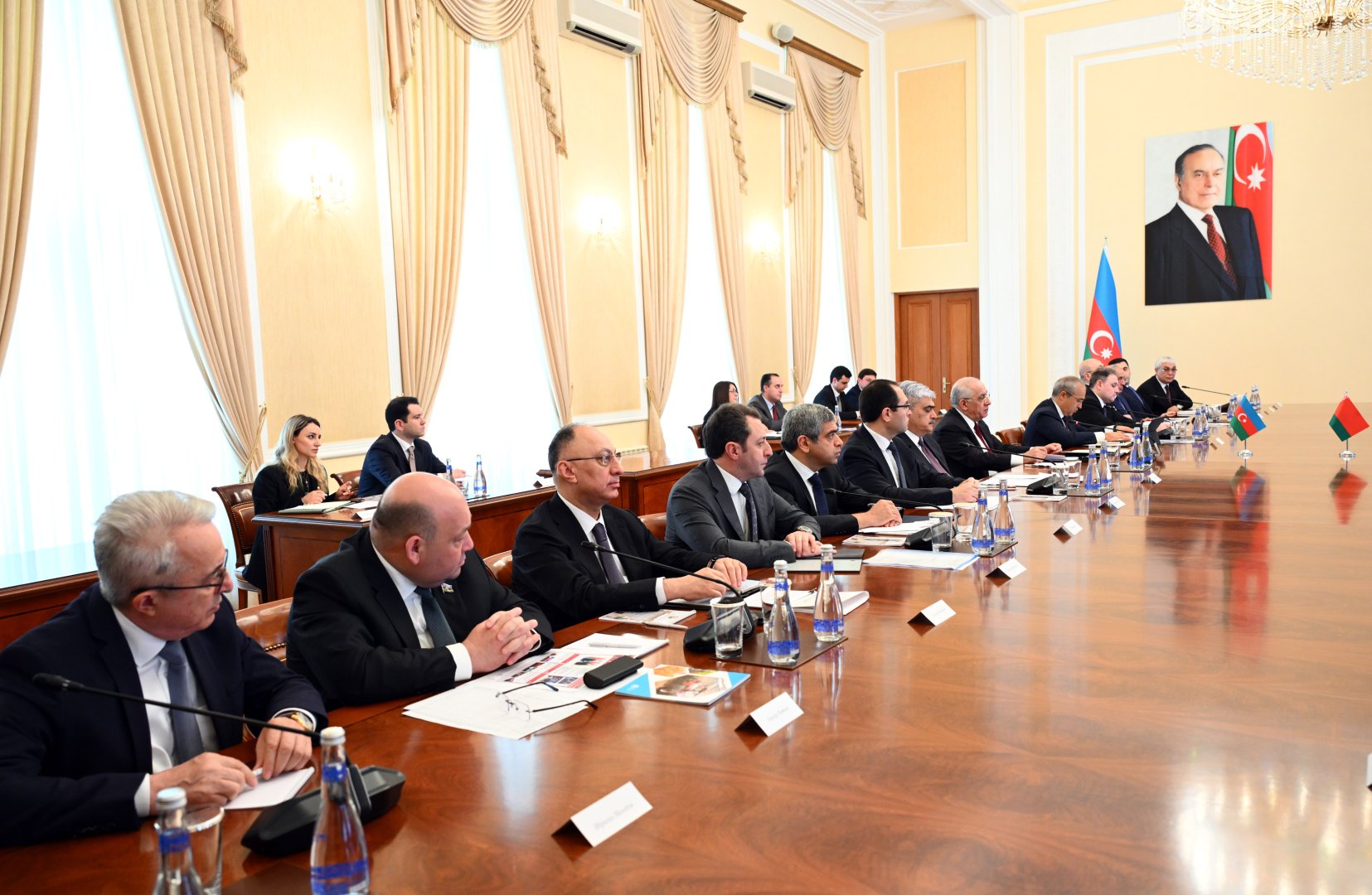 Azərbaycan və Belarus arasında sosial müdafiə, baytarlıq və sənaye kooperasiyası sahələrində sənədlər imzalanıb (FOTO)