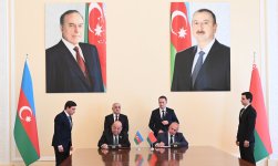 Azərbaycan və Belarus arasında sosial müdafiə, baytarlıq və sənaye kooperasiyası sahələrində sənədlər imzalanıb (FOTO)