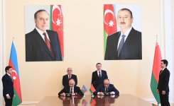 Azərbaycan və Belarus arasında sosial müdafiə, baytarlıq və sənaye kooperasiyası sahələrində sənədlər imzalanıb (FOTO)
