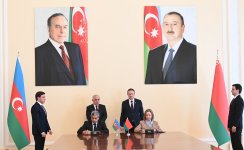 Azərbaycan və Belarus arasında sosial müdafiə, baytarlıq və sənaye kooperasiyası sahələrində sənədlər imzalanıb (FOTO)