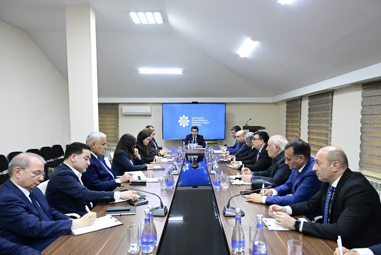 Medianın İnkişafı Agentliyində media subyektlərinin rəhbərləri ilə görüş keçirilib (FOTO)