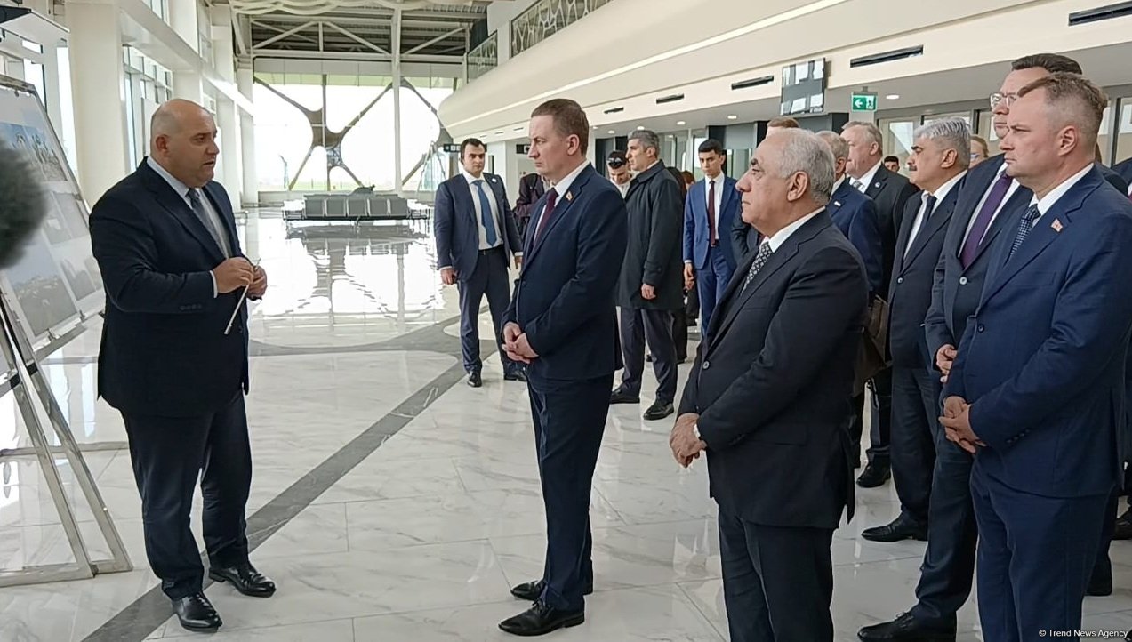 Belarus Baş naziri Füzulidə aparılan genişmiqyaslı bərpa-quruculuq işləri barədə məlumatlandırılıb (FOTO)