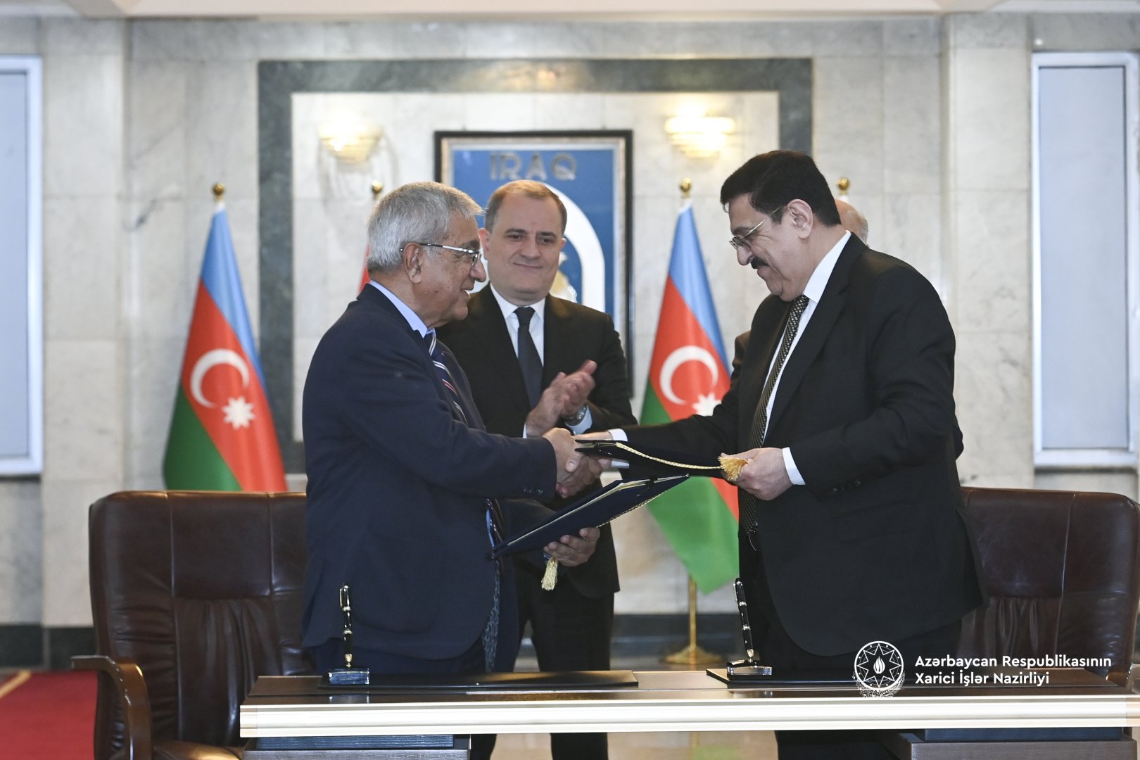 Azərbaycan və İraq arasında bir sıra sahələr üzrə tərəfdaşlığın perspektivləri müzakirə olunub (FOTO) (YENİLƏNİB)
