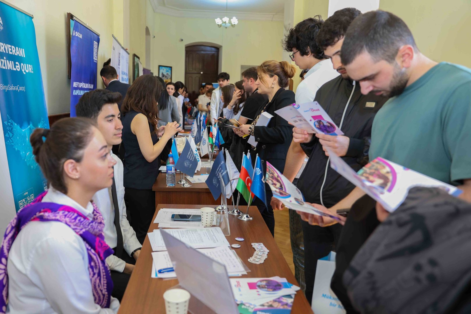 UNEC-də XVI Karyera Yarmarkası keçirilib (FOTO)