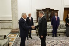 Ceyhun Bayramov İraq prezidenti ilə çoxtərəfli platformalar çərçivəsində əməkdaşlığı müzakirə etdi (FOTO)