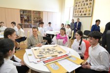 Mərakeş Krallığının Şahzadəsi 132-134 nömrəli Təhsil Kompleksində olub (FOTO)