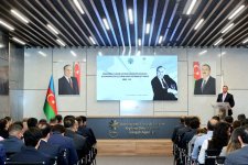 KOBİA-da Ümummilli Lider Heydər Əliyevin anadan olmasının 102 illiyinə həsr olunmuş tədbir keçirilib (FOTO)
