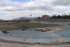 Xankəndi stadionunda təmir-bərpa işləri aparılır (FOTO)