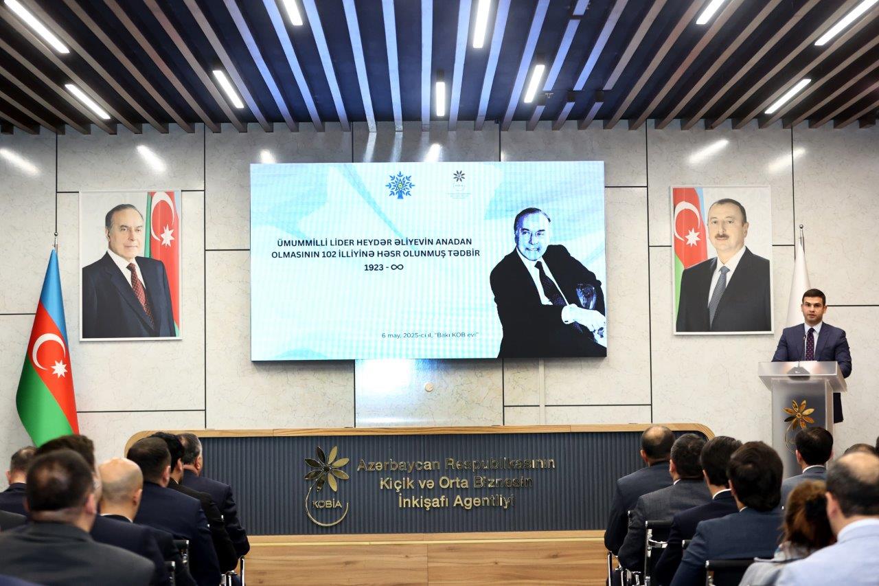 KOBİA-da Ümummilli Lider Heydər Əliyevin anadan olmasının 102 illiyinə həsr olunmuş tədbir keçirilib (FOTO)