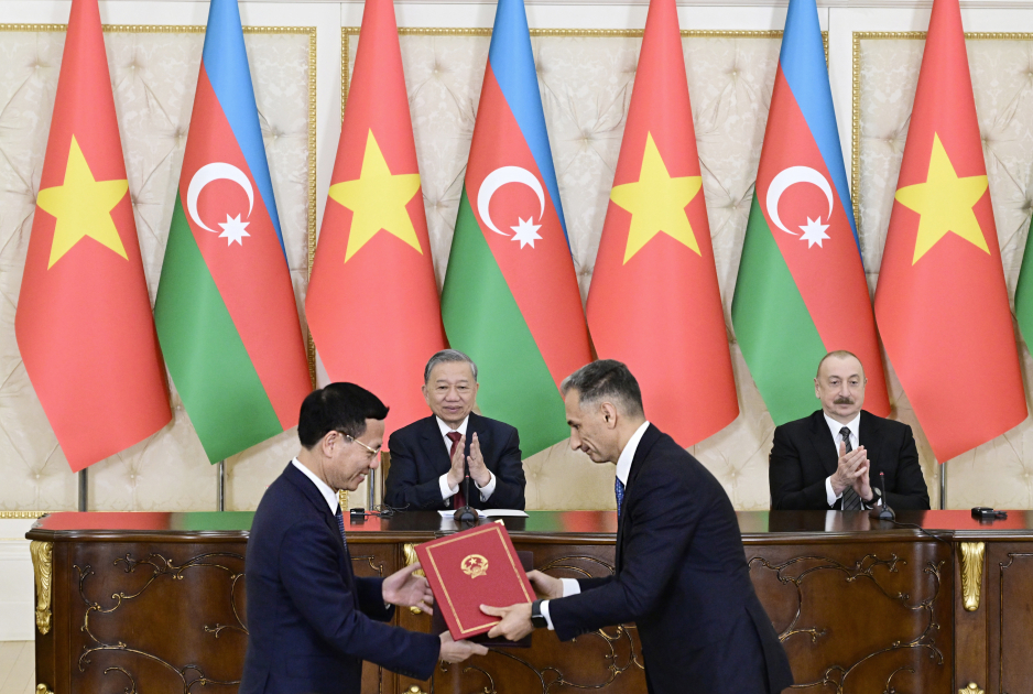 Azərbaycan ilə Vyetnam arasında imzalanmış sənədlər mübadilə edilib (YENİLƏNİB) (FOTO)
