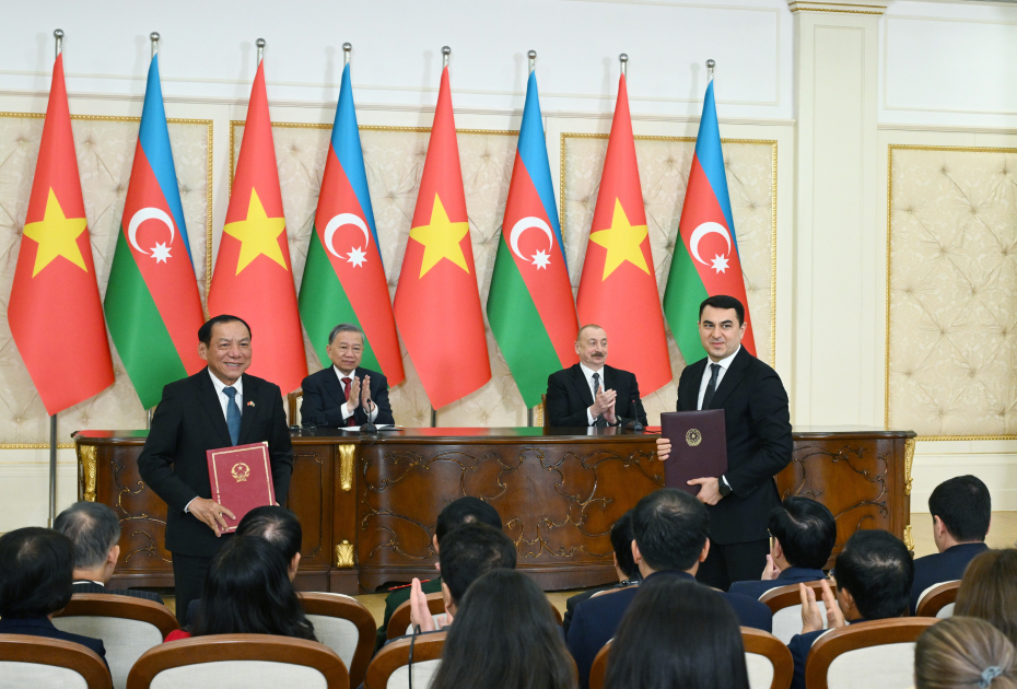 Azərbaycan ilə Vyetnam arasında imzalanmış sənədlər mübadilə edilib (YENİLƏNİB) (FOTO)