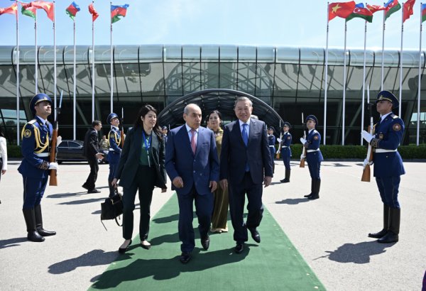 Vyetnam Kommunist Partiyası Mərkəzi Komitəsinin Baş katibinin Azərbaycana səfəri başa çatıb (FOTO)