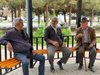 "Bizim həyət" layihəsi çərçivəsində Şirvanda növbəti abadlıq işləri görülüb (FOTO)