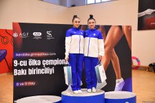 “Aerobika gimnastikası üzrə 9-cu ölkə çempionatı və Bakı birinciliyi”nin qalibləri mükafatlandırılıb (FOTO)
