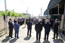 Xudat şəhərinin 4-cü şöbə adlanan ərazisinə ilk dəfə təbii qaz verilib (FOTO)