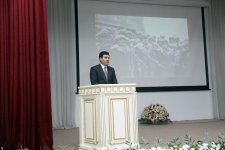 Xaçmazda “Heydər Əliyev - müstəqilliyimizin və suverenliyimizin banisi” adlı konfrans keçirilib (FOTO)