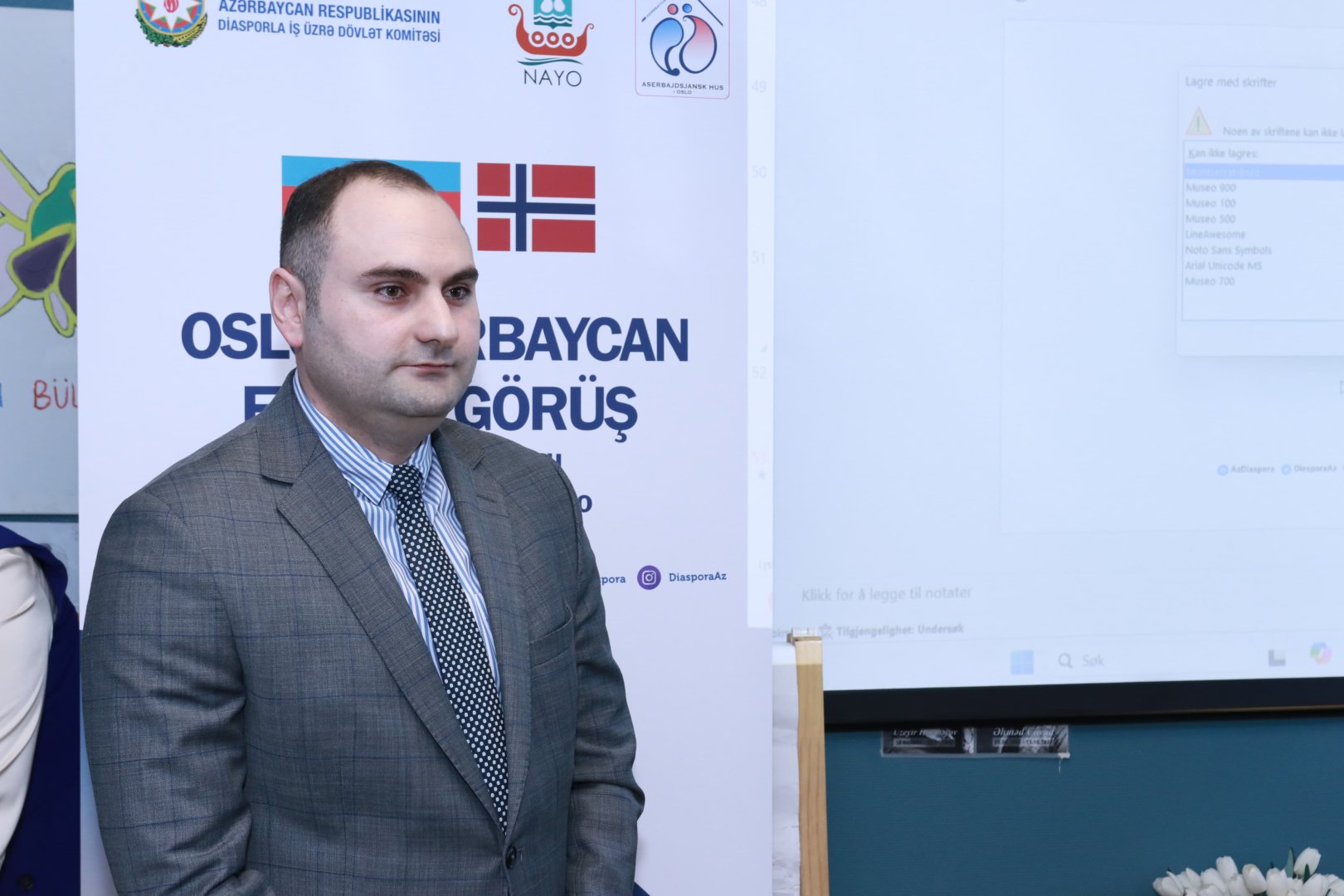 Norveçdəki Azərbaycan icması ilə görüş keçirilib (FOTO)