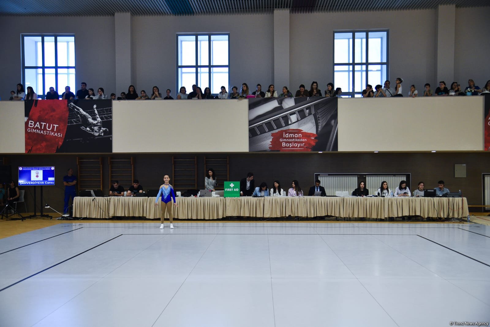 Bakıda “Aerobika gimnastikası üzrə 9-cu ölkə çempionatı və Bakı birinciliyi” start götürüb (FOTO)