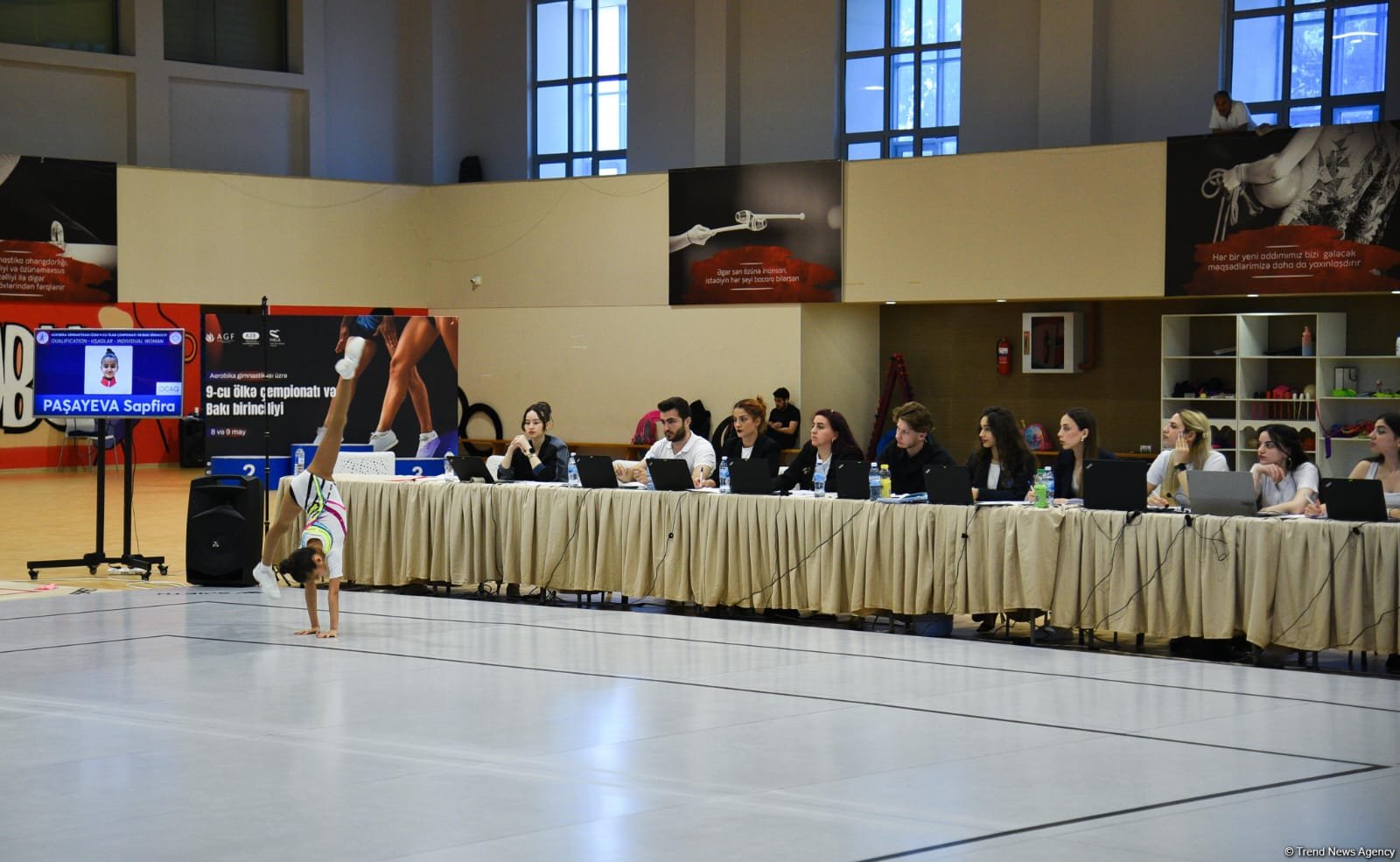 Bakıda “Aerobika gimnastikası üzrə 9-cu ölkə çempionatı və Bakı birinciliyi” start götürüb (FOTO)