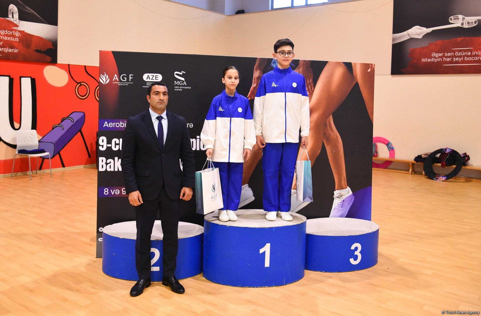 “Aerobika gimnastikası üzrə 9-cu ölkə çempionatı və Bakı birinciliyi”nin qalibləri mükafatlandırılıb (FOTO)