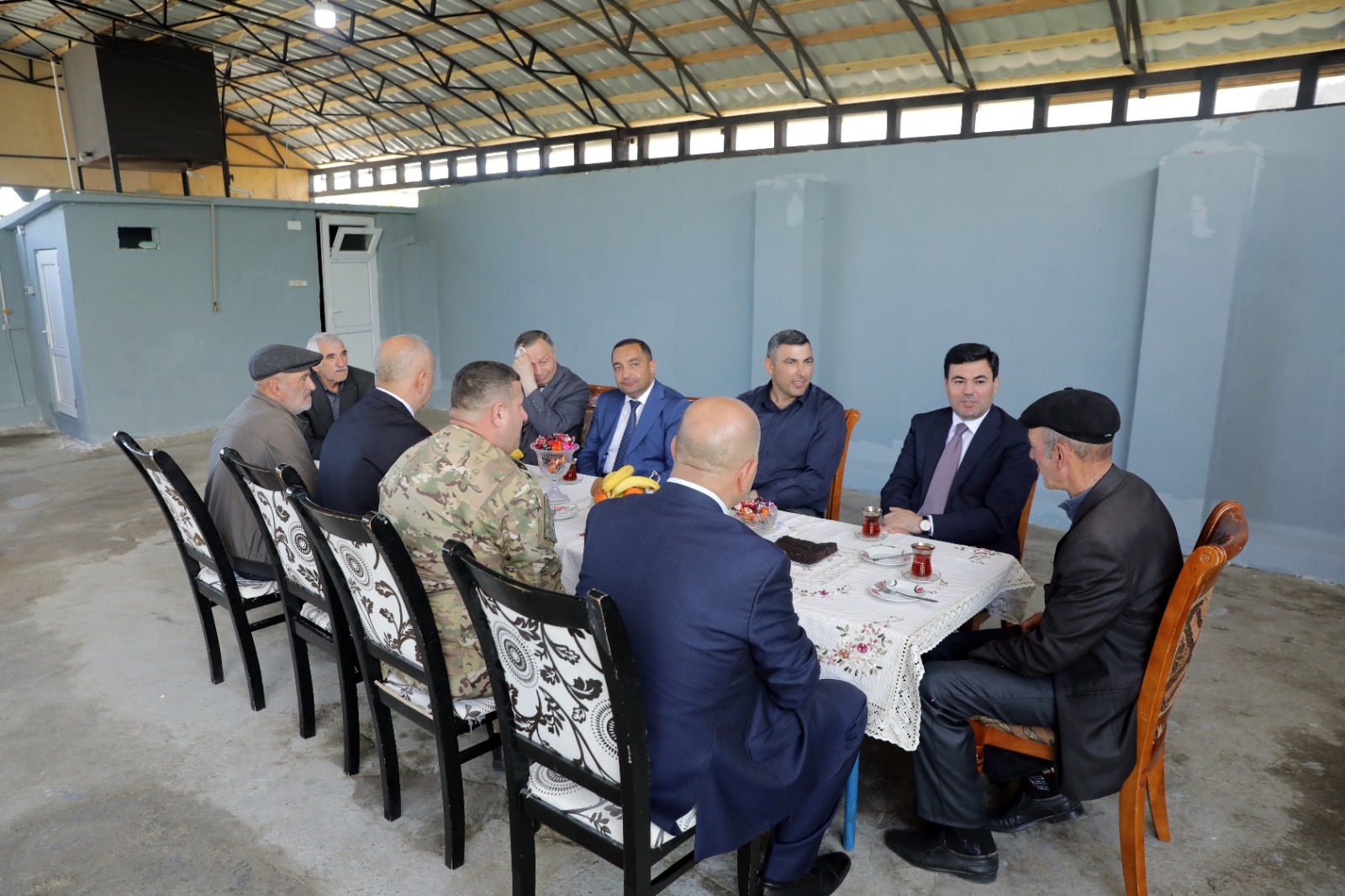 Xudat şəhərinin 4-cü şöbə adlanan ərazisinə ilk dəfə təbii qaz verilib (FOTO)
