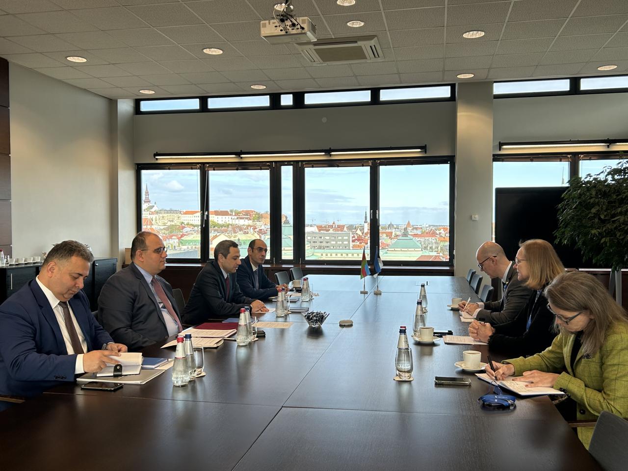 Azərbaycan və Estoniya arasında viza siyasəti müzakirə edilib (FOTO)