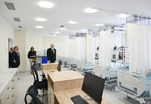 Prezident İlham Əliyev və Birinci xanım Mehriban Əliyeva Şuşa Müalicə-Sağlamlıq Mərkəzinin açılışında iştirak ediblər (YENİLƏNİB) (FOTO)