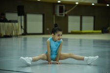 Bakıda “Aerobika gimnastikası üzrə 9-cu ölkə çempionatı və Bakı birinciliyi”nin ikinci günü keçirilir (FOTO)