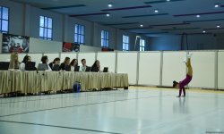 Bakıda “Aerobika gimnastikası üzrə 9-cu ölkə çempionatı və Bakı birinciliyi”nin ikinci günü keçirilir (FOTO)