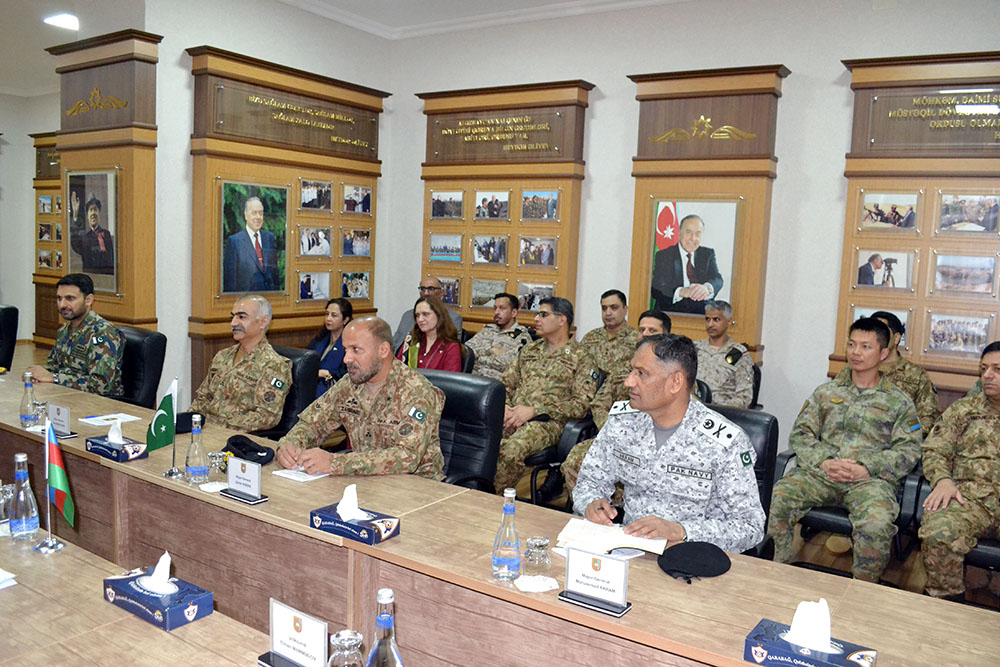Pakistan nümayəndə heyəti Milli Müdafiə Universitetində olub (FOTO/VİDEO)