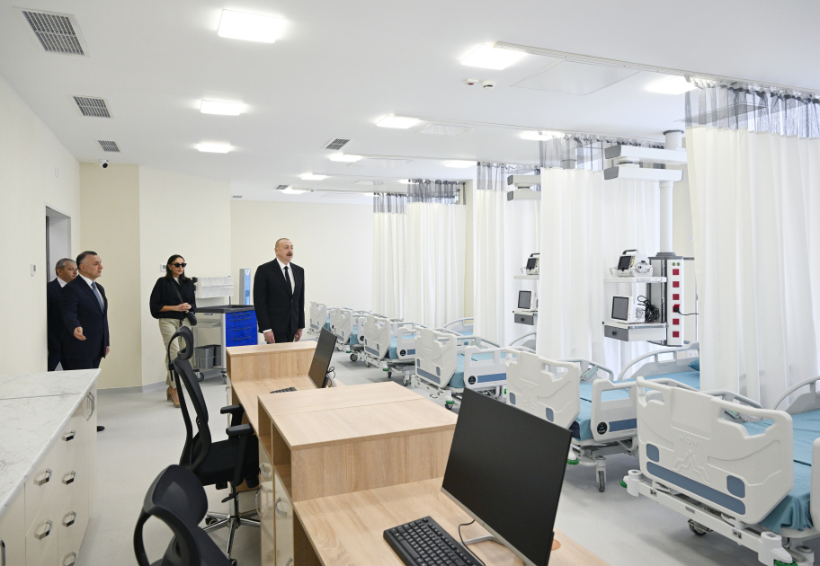 Prezident İlham Əliyev və Birinci xanım Mehriban Əliyeva Şuşa Müalicə-Sağlamlıq Mərkəzinin açılışında iştirak ediblər (YENİLƏNİB) (FOTO)