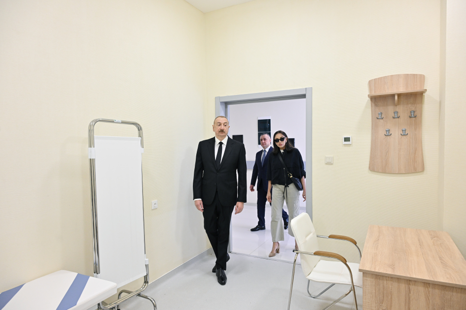 Prezident İlham Əliyev və Birinci xanım Mehriban Əliyeva Şuşa Müalicə-Sağlamlıq Mərkəzinin açılışında iştirak ediblər (YENİLƏNİB) (FOTO)