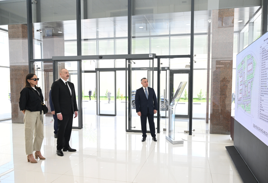 Prezident İlham Əliyev və Birinci xanım Mehriban Əliyeva Şuşa Müalicə-Sağlamlıq Mərkəzinin açılışında iştirak ediblər (YENİLƏNİB) (FOTO)