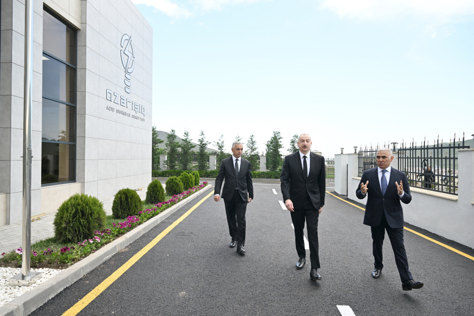 Prezident İlham Əliyev “Azərişıq” ASC-nin "Xocalı" yarımstansiyasının və Rəqəmsal İdarəetmə Mərkəzininin açılışında iştirak edib (YENİLƏNİB) (FOTO/VİDEO)