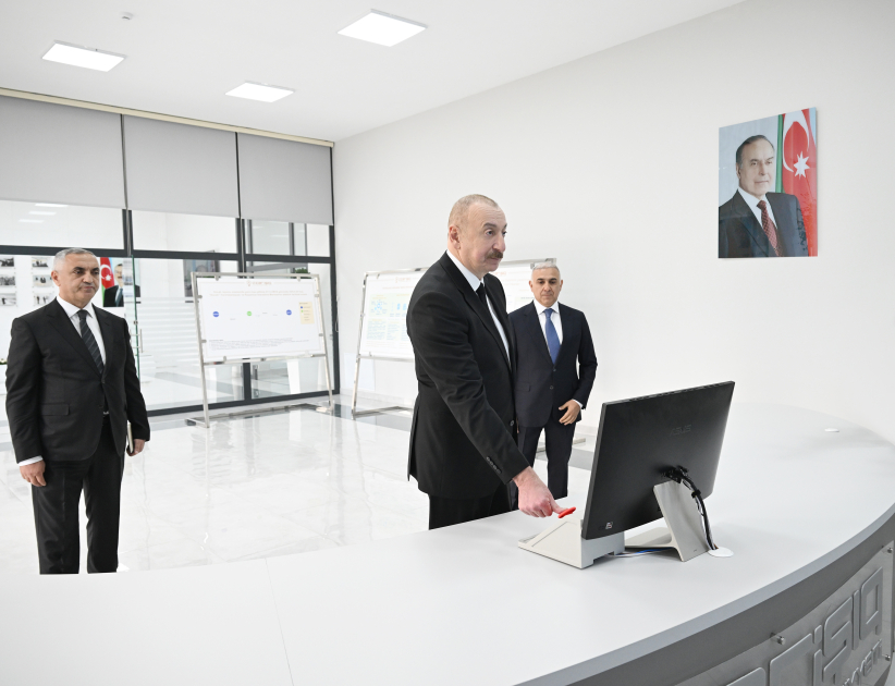 Prezident İlham Əliyev “Azərişıq” ASC-nin "Xocalı" yarımstansiyasının və Rəqəmsal İdarəetmə Mərkəzininin açılışında iştirak edib (YENİLƏNİB) (FOTO/VİDEO)