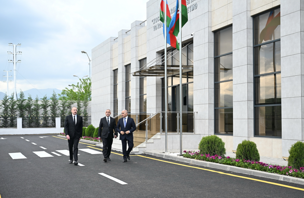 Prezident İlham Əliyev “Azərişıq” ASC-nin "Xocalı" yarımstansiyasının və Rəqəmsal İdarəetmə Mərkəzininin açılışında iştirak edib (YENİLƏNİB) (FOTO/VİDEO)