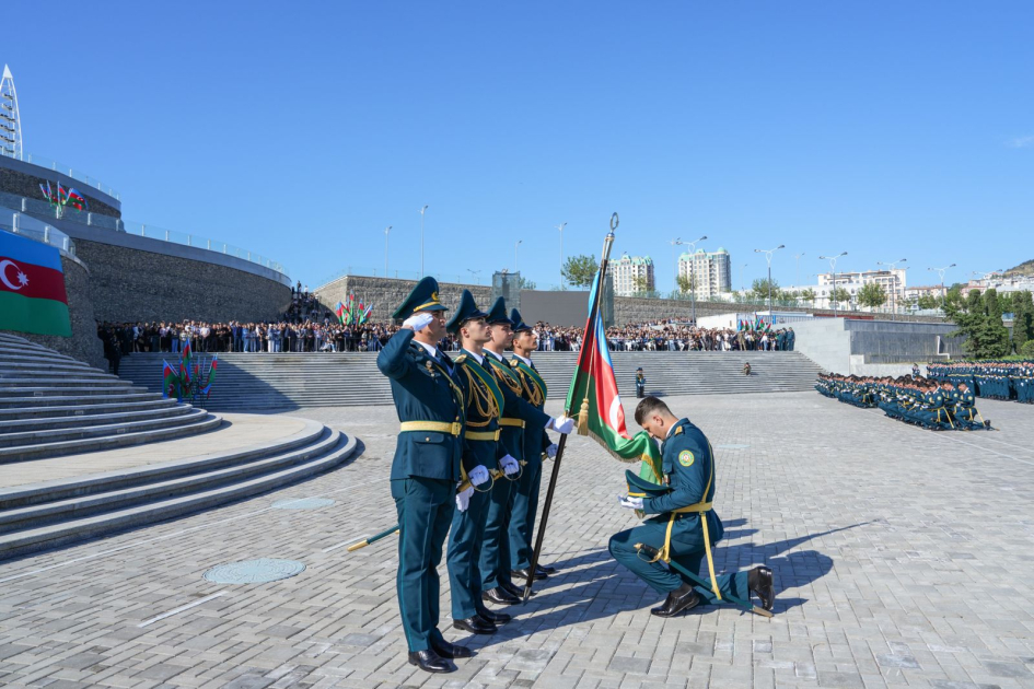 Dövlət Sərhəd Xidmətinin Akademiyasını bu il 168 kursant bitirib (FOTO)