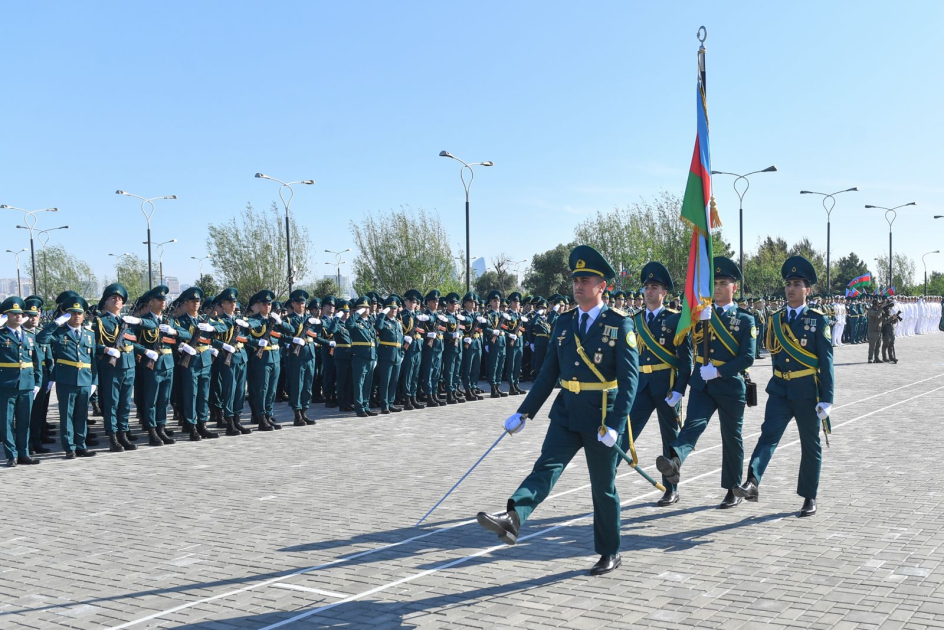 Dövlət Sərhəd Xidmətinin Akademiyasını bu il 168 kursant bitirib (FOTO)