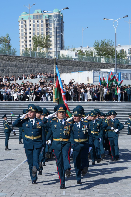 Dövlət Sərhəd Xidmətinin Akademiyasını bu il 168 kursant bitirib (FOTO)