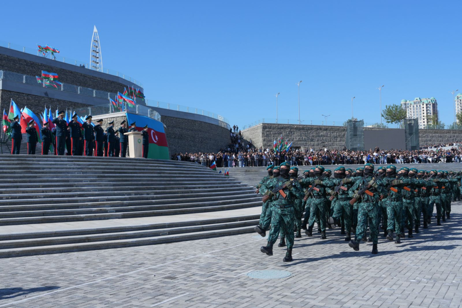 Dövlət Sərhəd Xidmətinin Akademiyasını bu il 168 kursant bitirib (FOTO)
