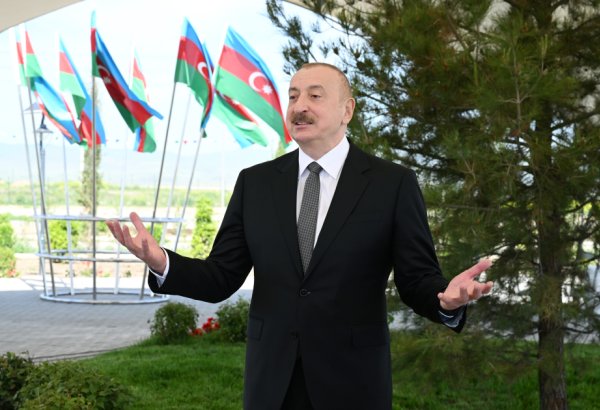 Prezident İlham Əliyev: Bu gün Kəngərlinin timsalında yeniləşən Azərbaycanı görürük, bərpa olunan Qarabağı görürük