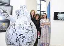 Heydər Əliyev Fondunun vitse-prezidenti Leyla Əliyeva və Arzu Əliyeva Romada MAMA “Ana təbiət” sərgisinin təqdimatında iştirak ediblər (FOTO)