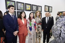 Heydər Əliyev Fondunun vitse-prezidenti Leyla Əliyeva və Arzu Əliyeva Romada MAMA “Ana təbiət” sərgisinin təqdimatında iştirak ediblər (FOTO)