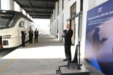 Prezident İlham Əliyev Ağdam Dəmir Yolu və Avtovağzal Kompleksinin açılışında iştirak edib (YENİLƏNİB) (FOTO)