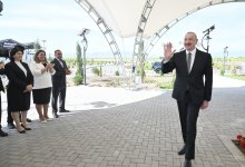 Prezident İlham Əliyev Ağdam rayonunun Kəngərli kəndinin birinci mərhələsinin açılışında iştirak edib (FOTO) (YENİLƏNİB)