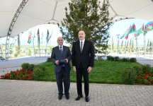 Prezident İlham Əliyev Ağdam rayonunun Kəngərli kəndinin birinci mərhələsinin açılışında iştirak edib (FOTO) (YENİLƏNİB)